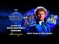 Doctor who why i love 6th doctors costume 40th anniversary tribute