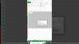 ms excel row height   #shortfeed #computereducation #excel
