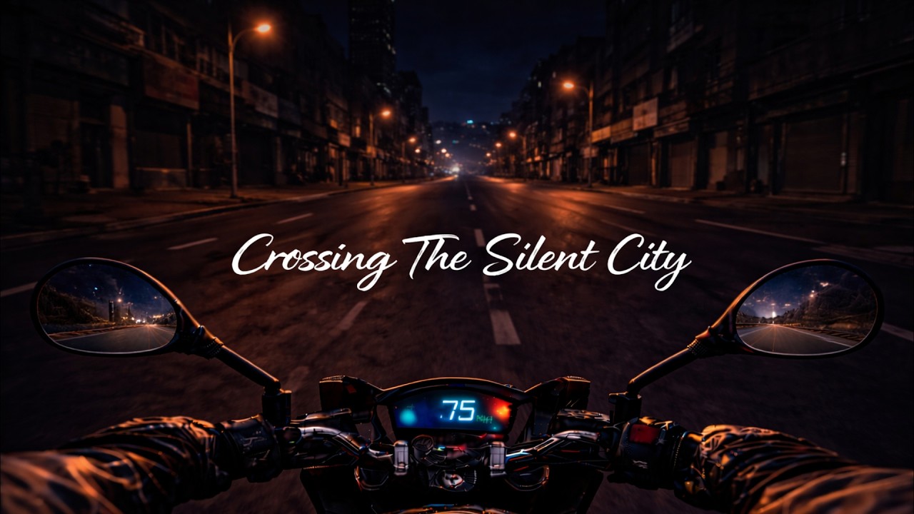 After Sunset Ride to Work | Calm Night Street POV