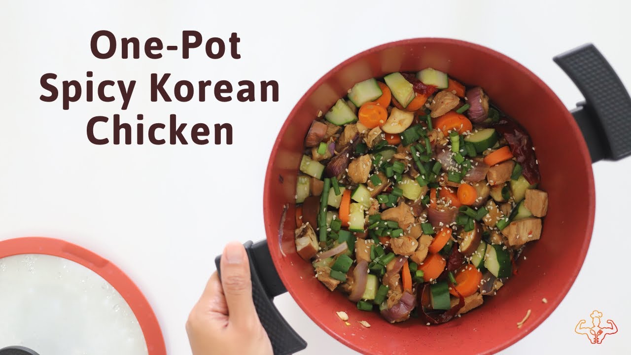 One Pot Spicy Korean Chicken Meal Prep YouTube one-pot-spicy-korean-chicken-meal-prep-youtube