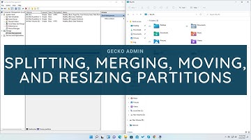 There Are Two Methods For Splitting, Merging, Moving, And Resizing Partitions On Windows 11