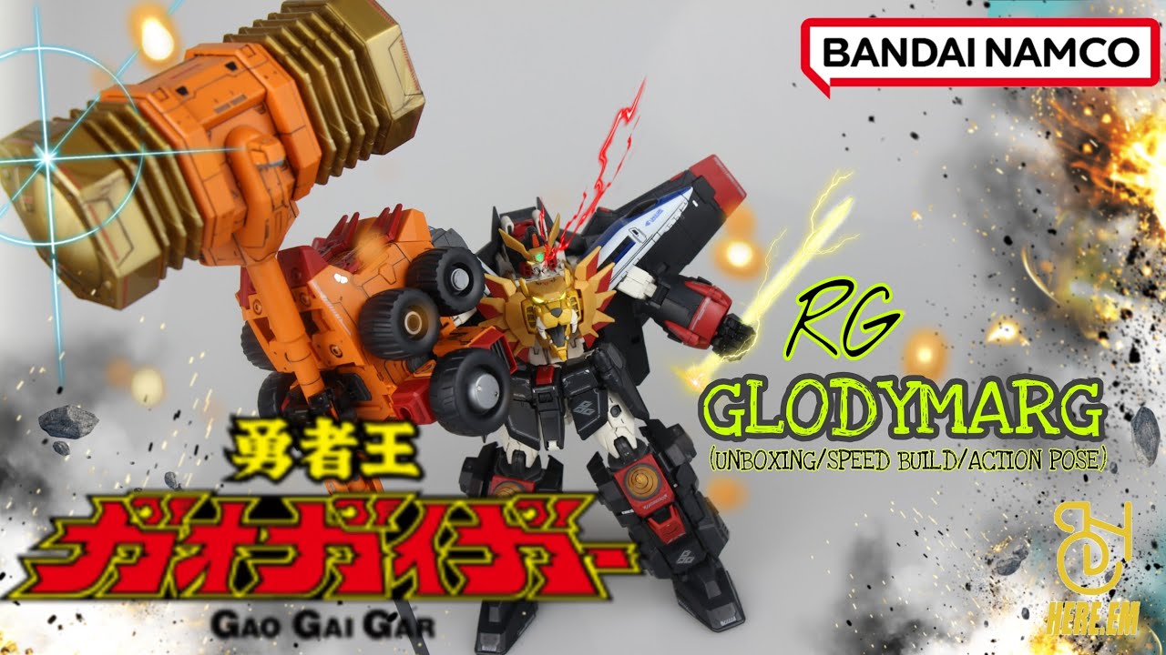 HOBBY TIME - RG GOLDYMARG [GOLDION HAMMER] (UNBOXING/SPEED BUILD/ACTION ...