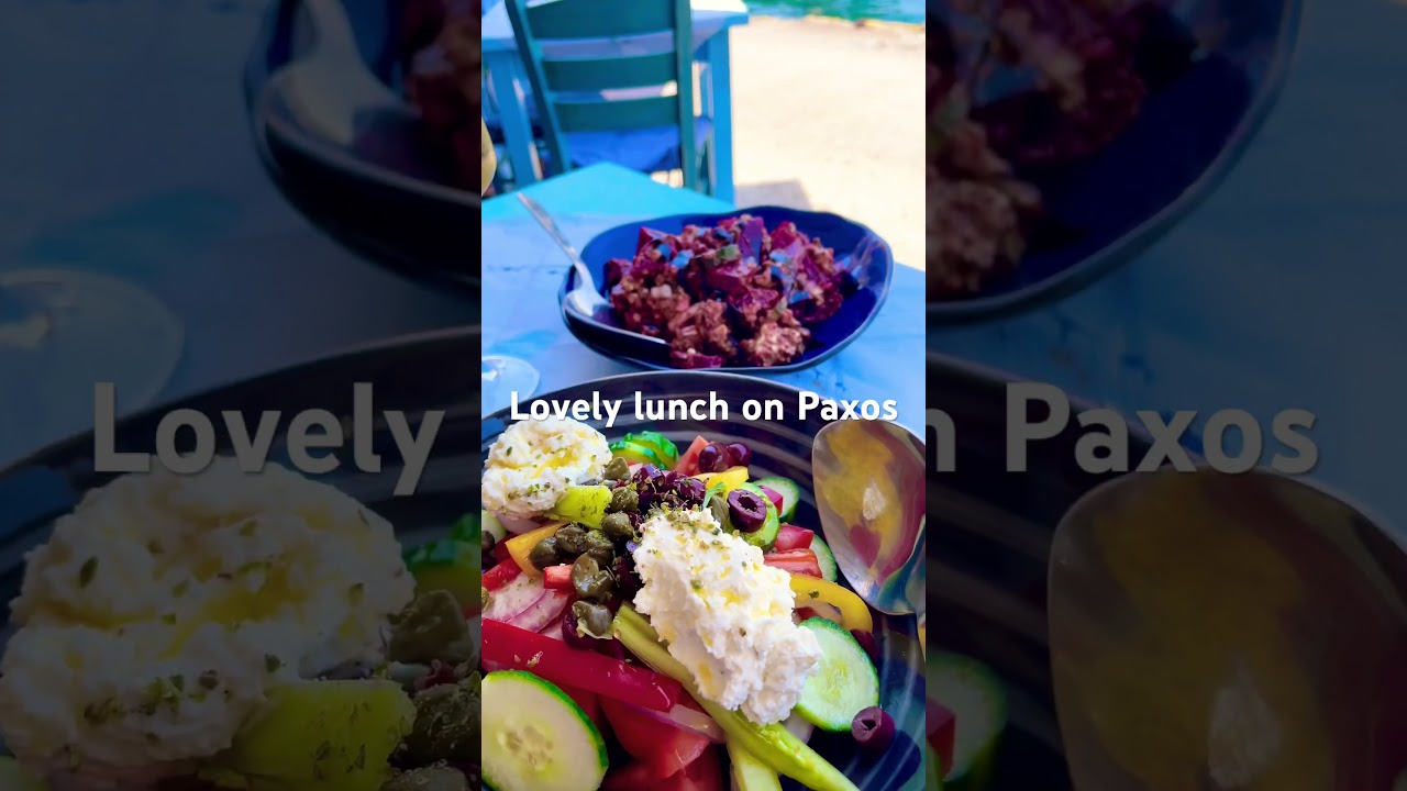 Lunch at Kohili’s, Loggos, Paxos. Very tasty! 