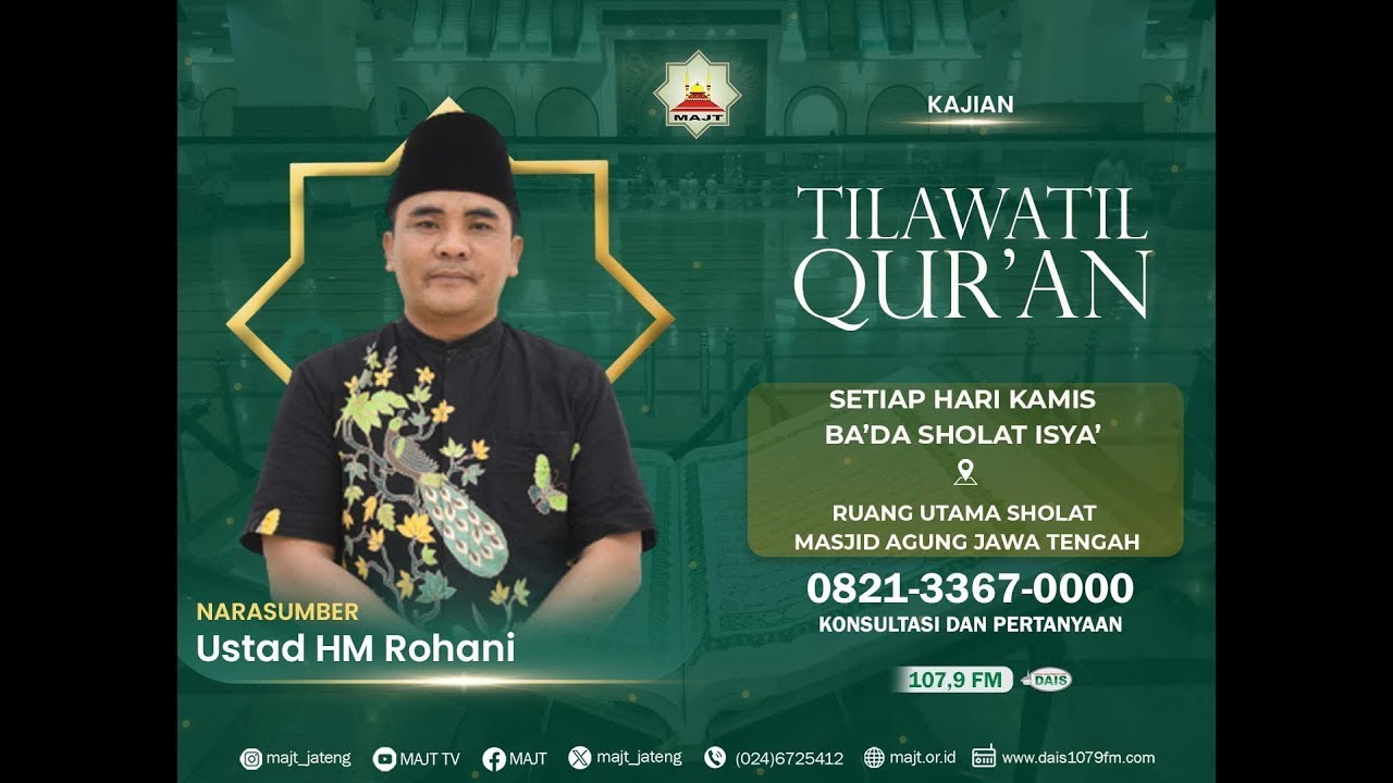[LIVE] Ngaji Tilawatil Al Quran – 18 September 2025