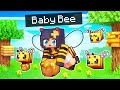 Buzzing Around as a BABY BEE In Minecraft!