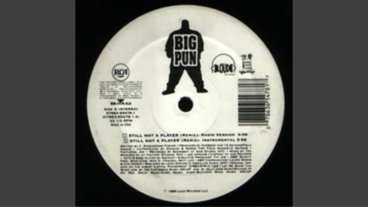 Still Not A Player Big Pun Feat Joe