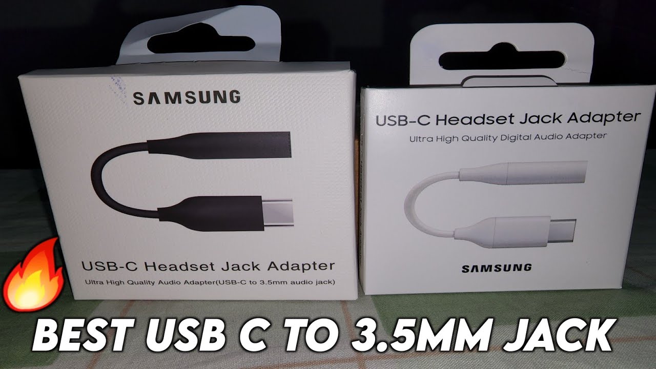 Samsung USB C to Jack Adapter - Unboxing and Review 