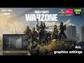 COD WZ test All Settings in 2026 | ASUS TUF GAMING A17 R74800H + RTX3050M