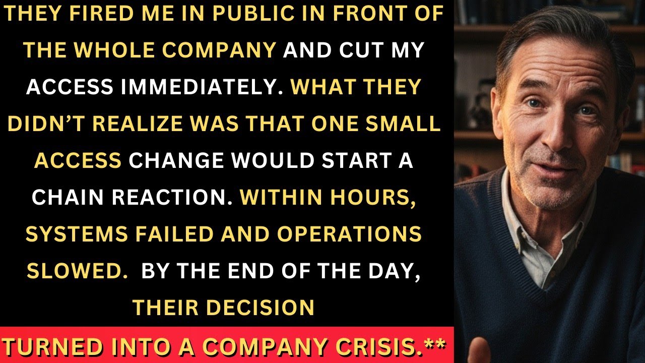Fired in Public: The Access Mistake That Hurt the Company
