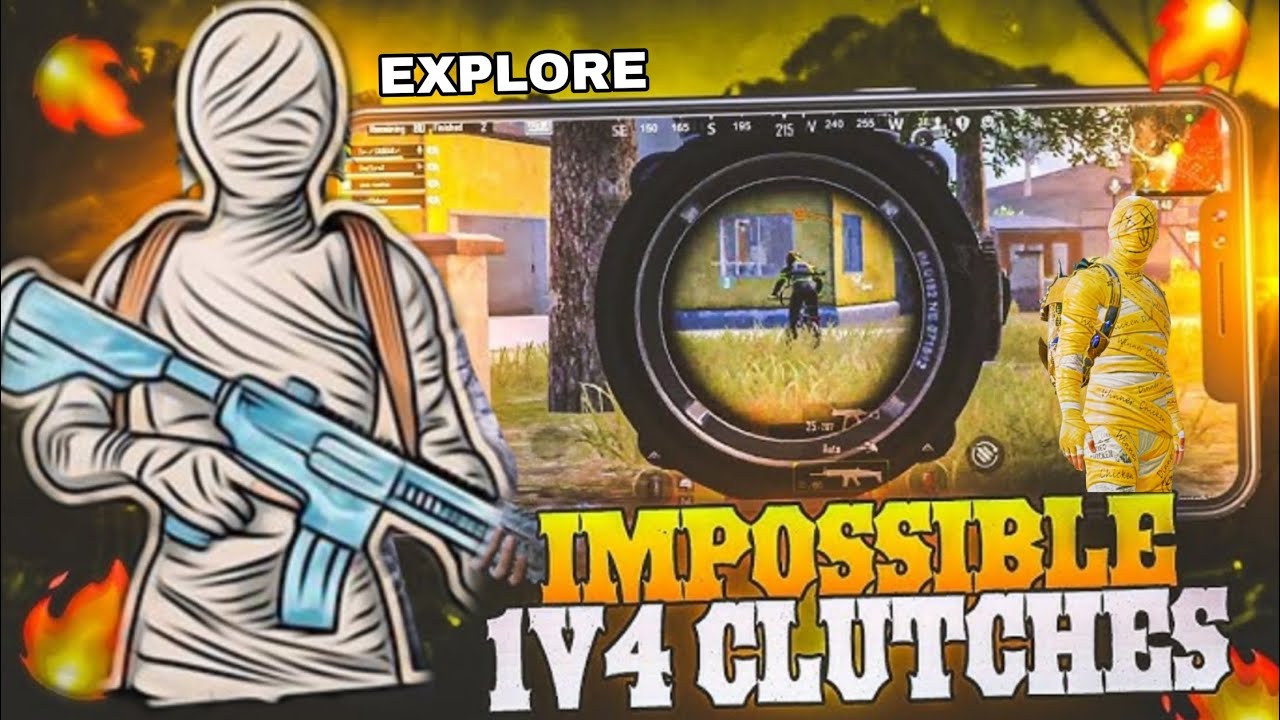 "1v4? No Problem💪|Tips to Win Clutch Fights | Harshu Live Gameplay You Won’t Believe This 1v4 Clutch