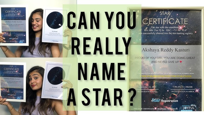 Name a Star - Buy a Star, International Star Registry