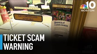 Community theater warns about ticket scams