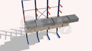 Cantilever shelves by Esnova - Fabricante de estanterías metálicas 2,292 views 8 years ago 1 minute, 16 seconds