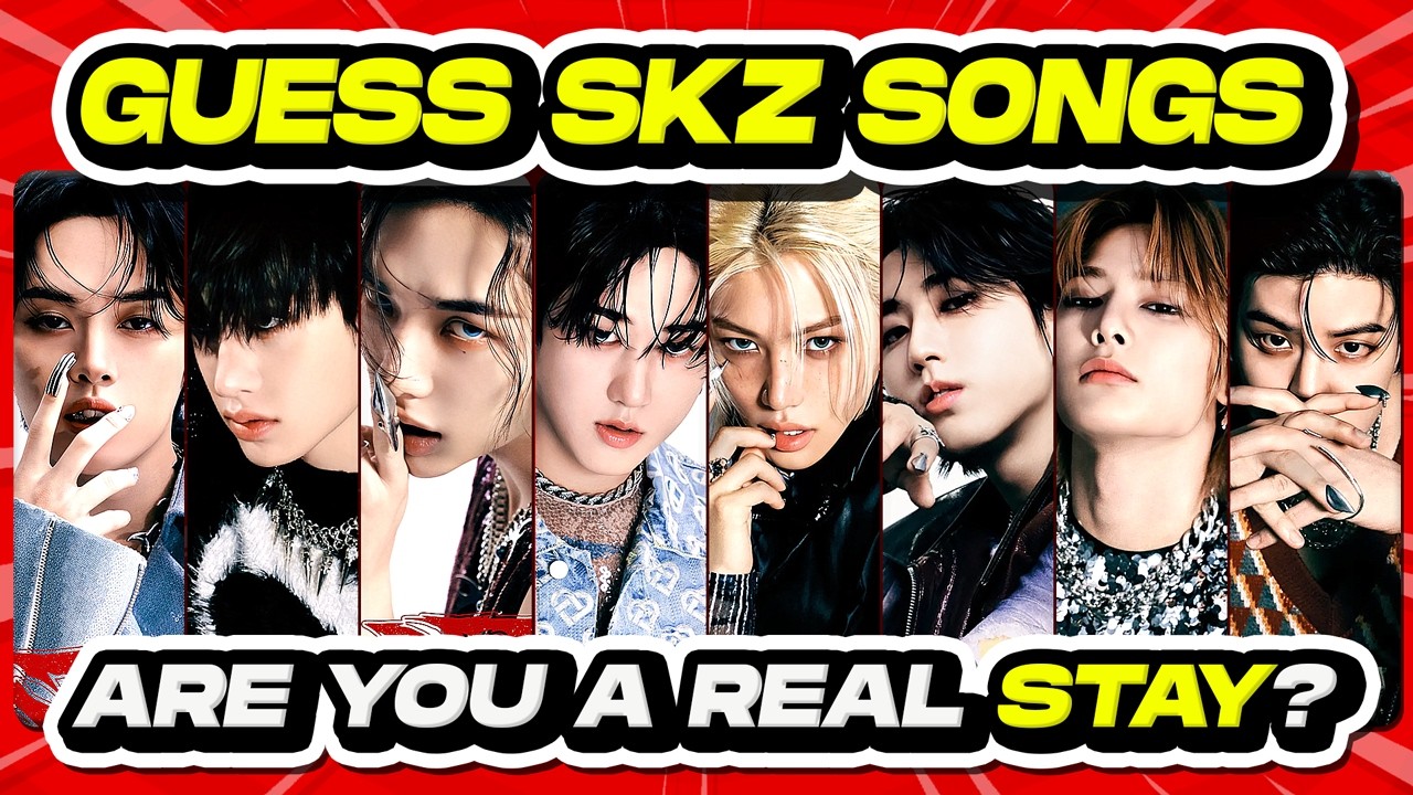GUESS ALL STRAY KIDS SONGS | KPOP QUIZ 2024