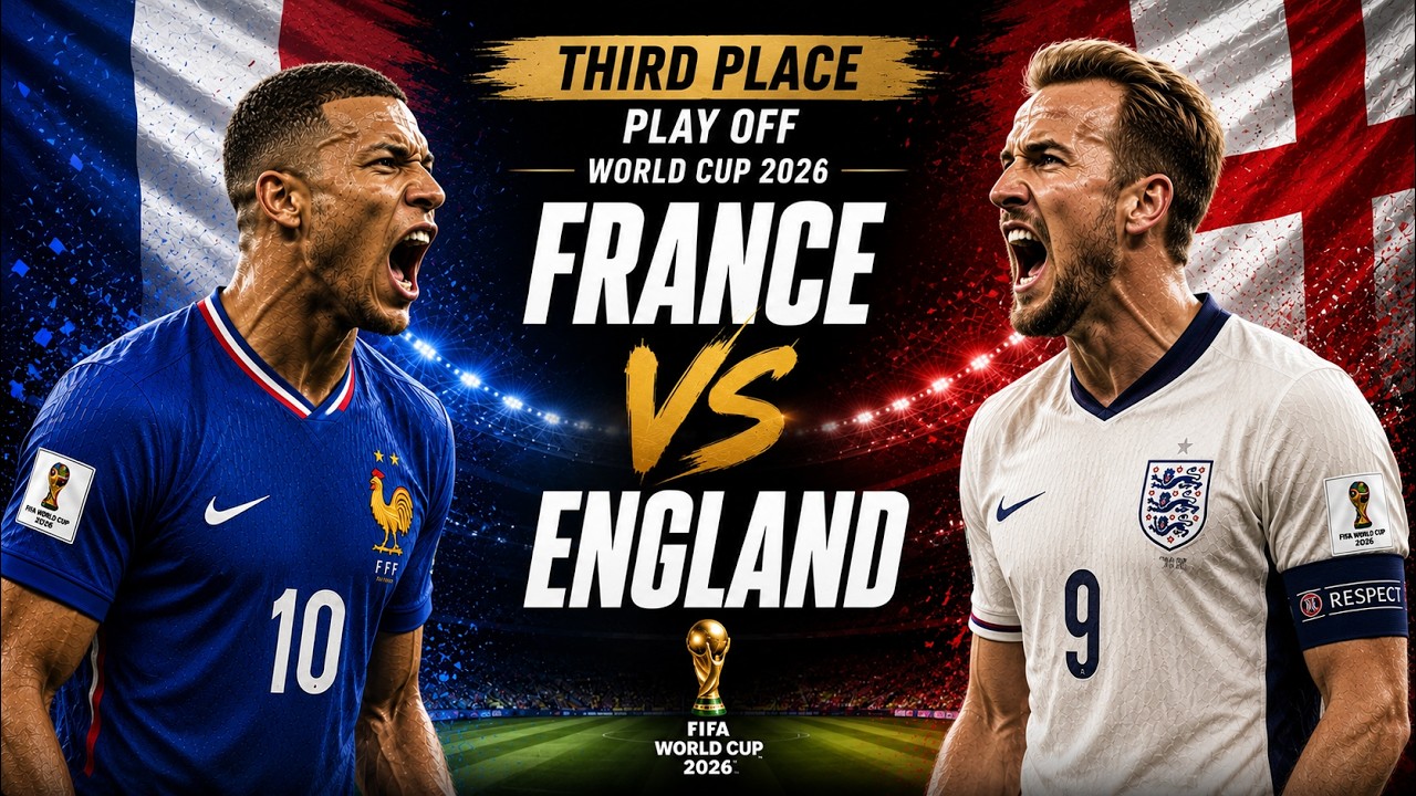 Match 103/104｜フランス vs イングランド ハイライト｜3位決定戦
