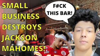 TikTok star Jackson Mahomes is CLOWNED by Small Bar after Patrick's Bro tries to RUIN the BUSINESS!