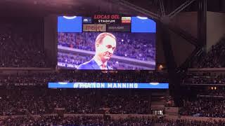 Peyton Manning Jersey Retirement- October 2017