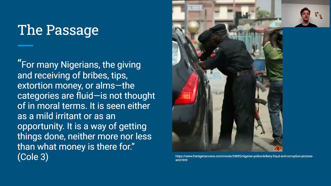 ‘Every Day is for the Thief’ and Corruption in Nigeria