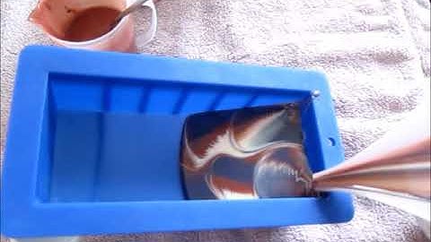 Zigzag Cosmic Wave Swirl Handmade Soap Tutorial