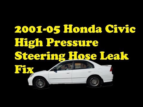 2001-2005-honda-civic-high-pressure-power-steering-hose-fluid-leak-repair