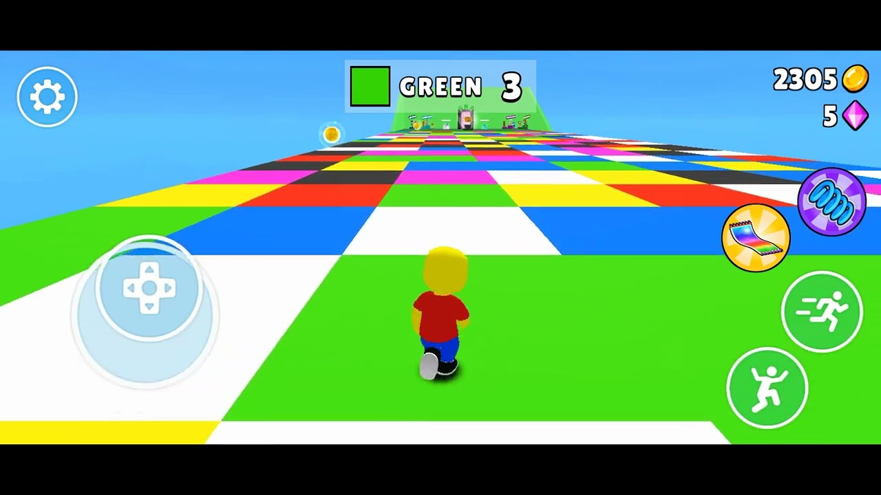 obby parkour | colour block race |