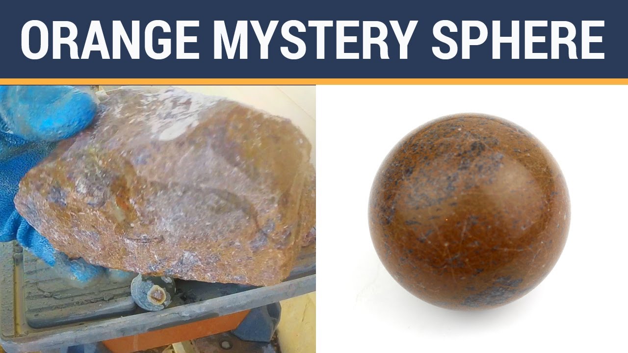 Оранжевый обсидиановый шар: Смотри, как я превращаю этот огненный камень в сферу