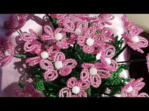 Boncuktan Çiçek Buketi Yapımı- DIY Beaded Flowers