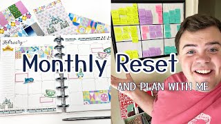 Monthly Reset and Plan With Me - Resetting my Kanban Board and Goal Setting