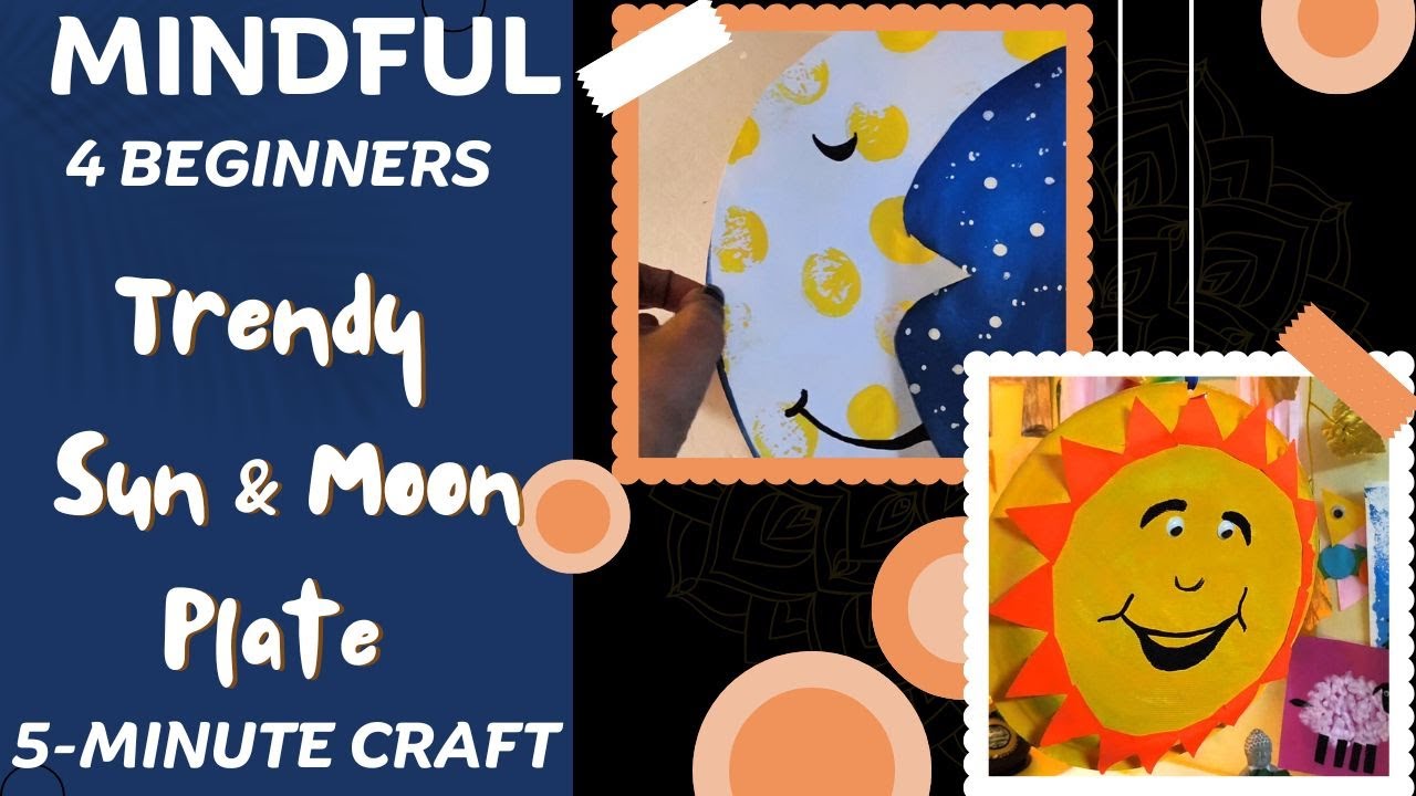 Kids Will Love Making This SUN & MOON Art in Minutes!