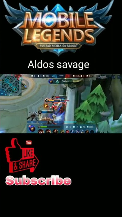 Aldos SAVAGE #mobilelegends #mlbb #aldos #shorts