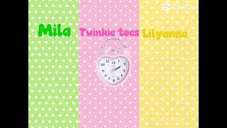 Baking class trend with Mila Twinkie toes and Lilyanna