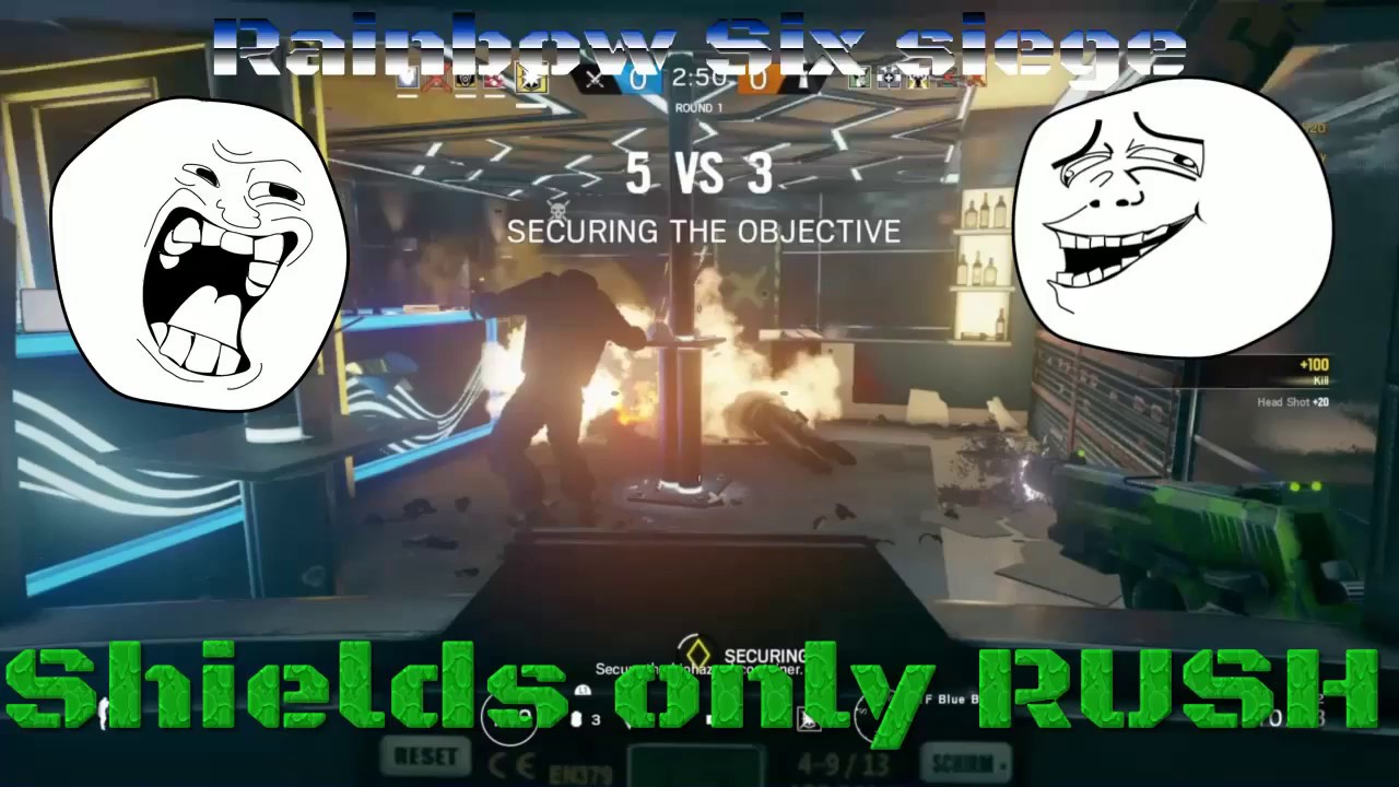 R6 SHIELDS only Rush - YouTube