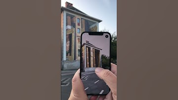 3D Mural by Leon Keer Leuven Belgium with Augmented Reality