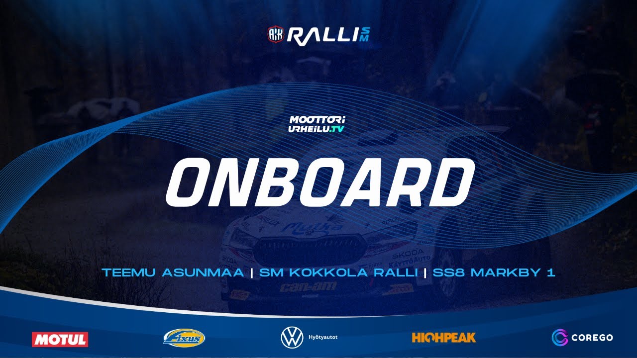 Onboard: Teemu Asunmaa | SM Kokkola Ralli SS8