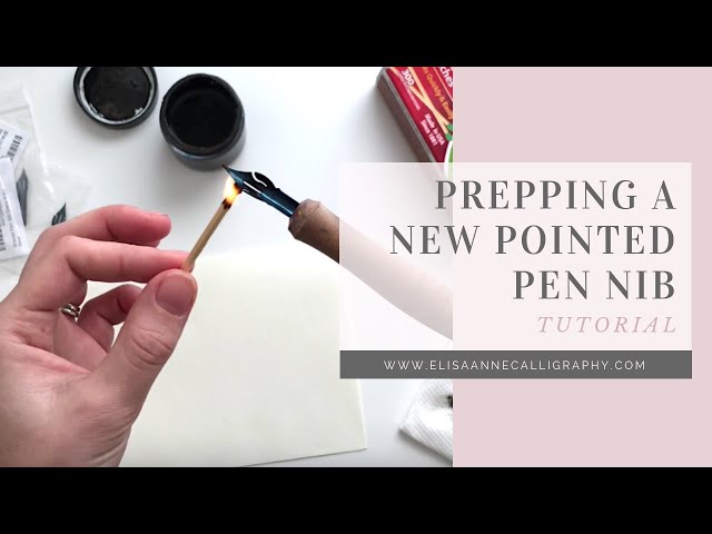 How to Prepare a New Calligraphy Nib. – Meticulous Ink