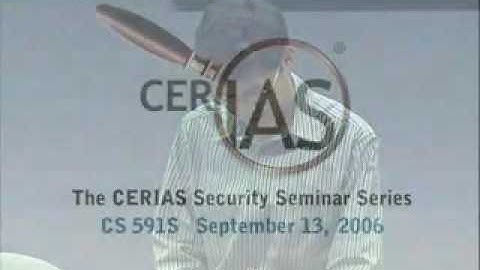CERIAS Security: Real-Time Visualization of Network Attacks on High-Speed Links 6/7