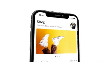 iOS Design Kit, E Commerce - Home screen