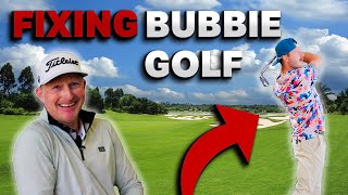 Bubbie Gets A Lesson From Jordan Spieth