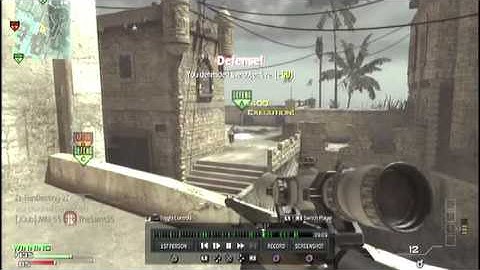 COD MW3 Some bad sniping followed by a nice shot to the head - JWILL_55