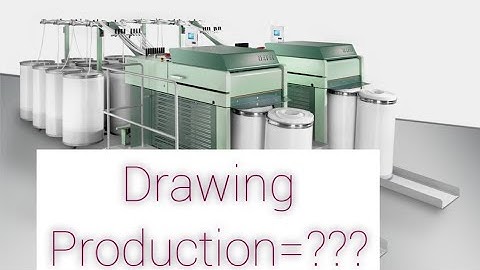 How to calculate drawing production???