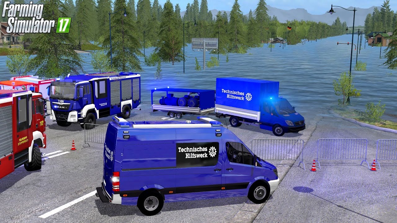 LS17 - Hochwasser Einsatz für THW & Feuerwehr! 😱 Ganz Königsberg überschwemmt! 💦