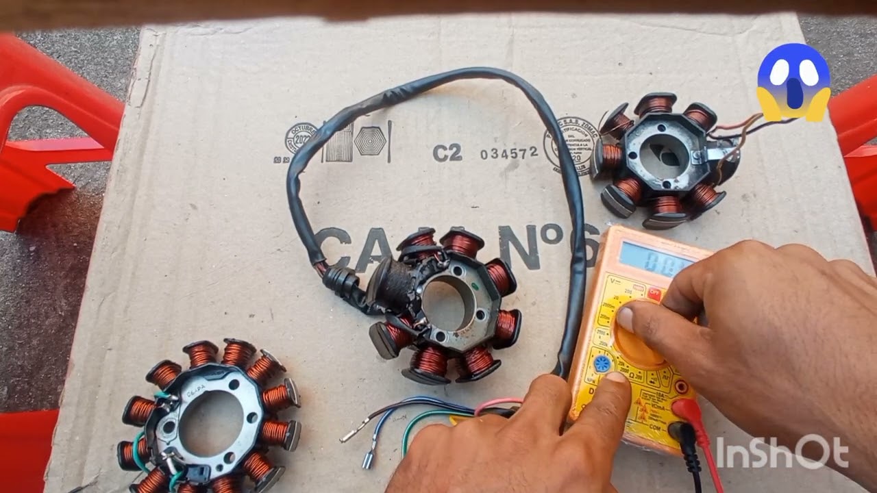 como saber si mi estator o bobina están buenas o mala  paso  EXPLICANDO akt Evol NKD 125 gs gn125