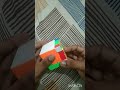 indian flag on 3*3 cube
