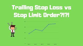 Should you use stop limit or trailing stop loss when trading a stock?