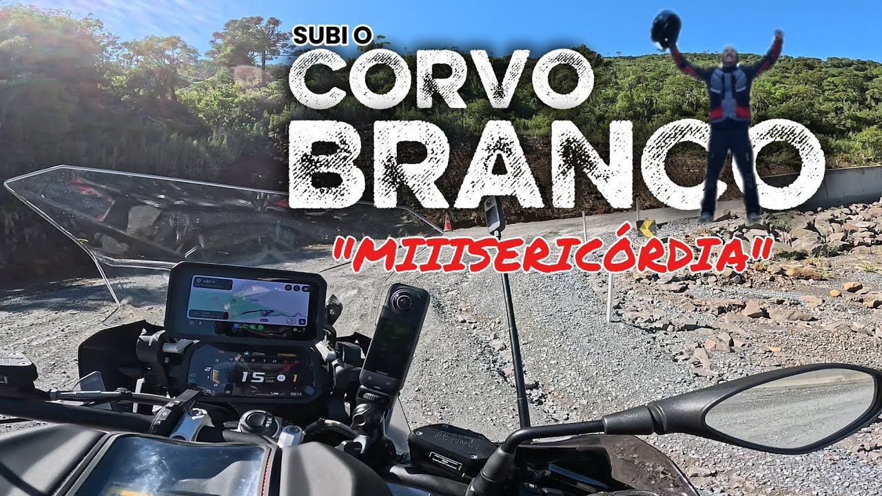 FOI TENSO, MAS CHEGUEI NA FENDA DO CORVO BRANCO! #moto #motovlog #upserra #motorcycle #motorrad 
