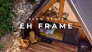 Eh Frame is a modern Aframe with a Mid Century twist in Noosa National Park | SLOW STAYS