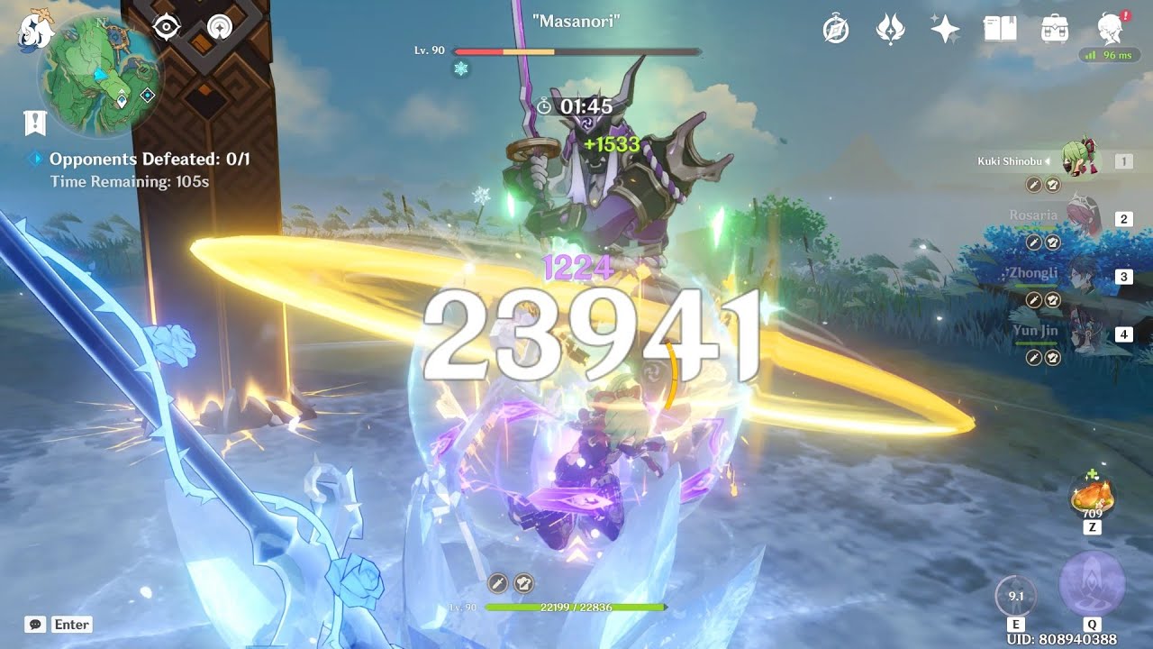 So I made Kuki Shinobu into a Physical DPS...