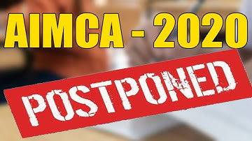 NIMCET - 2020 entrance test is postponed