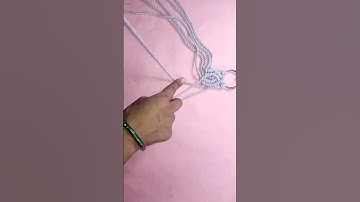How to make macrame keychain tutorial|macrame keychain|micro macrame|#macramekeychain #short
