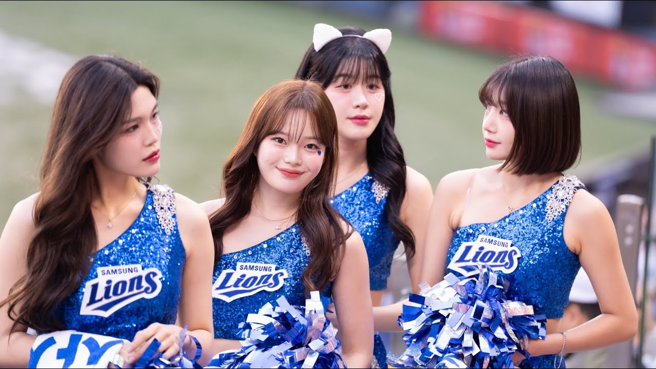 삼성라이온즈 치어리더 응원 스케치 250416 4k